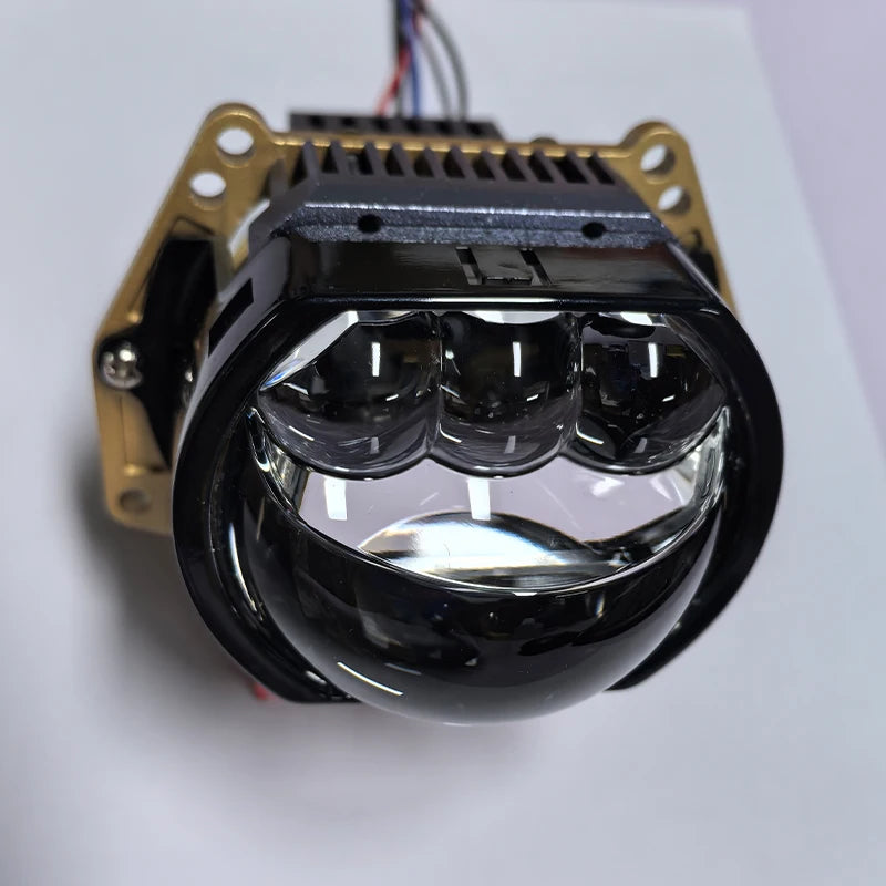 3.0-inch LED lens headlights H4 H7 9005 9006 100W 90000LM3 lens dual high and low beams, suitable for retrofitting headlights