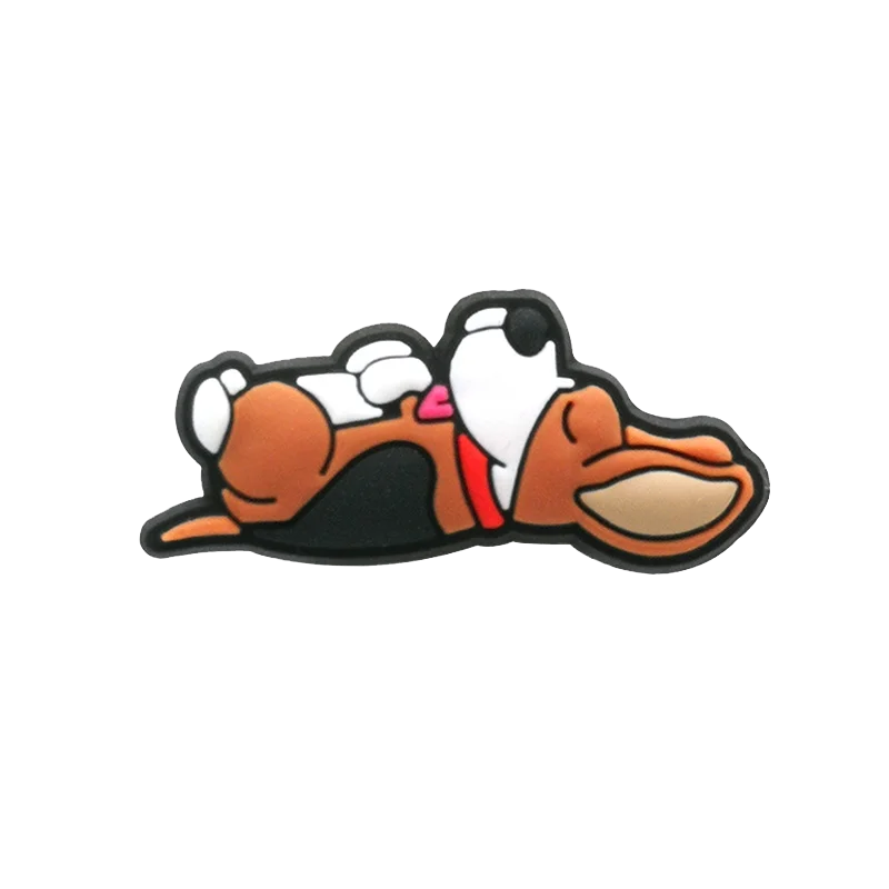 1pcs PVC Dog Shoe Charms Corgi Bulldog Puppy Husky Shoe Decoration Pins for Women Men Kids Sandal Accessories Buckle Ornament