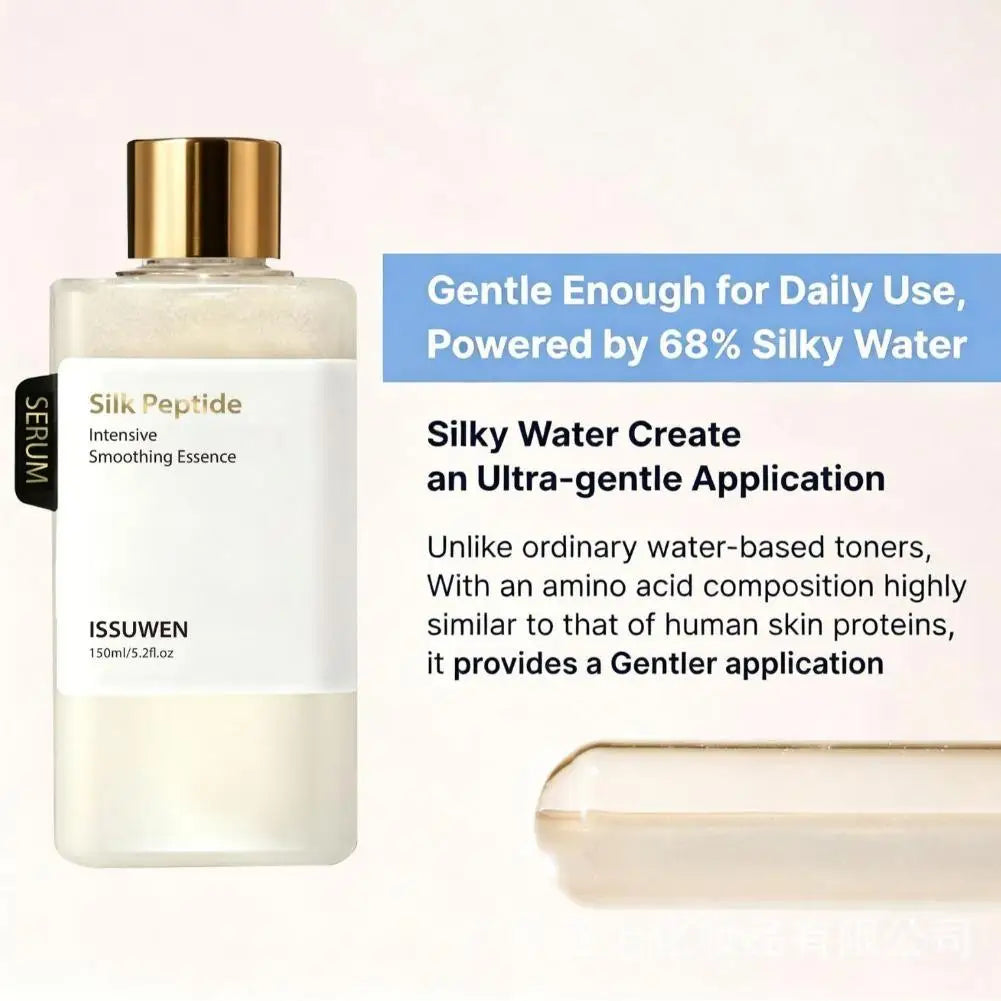Korean Brand Collagen Face Care 150ml Fine Line Reduction Refreshing Hydrating Serum Silk Peptide Intensive Smoothing Essence