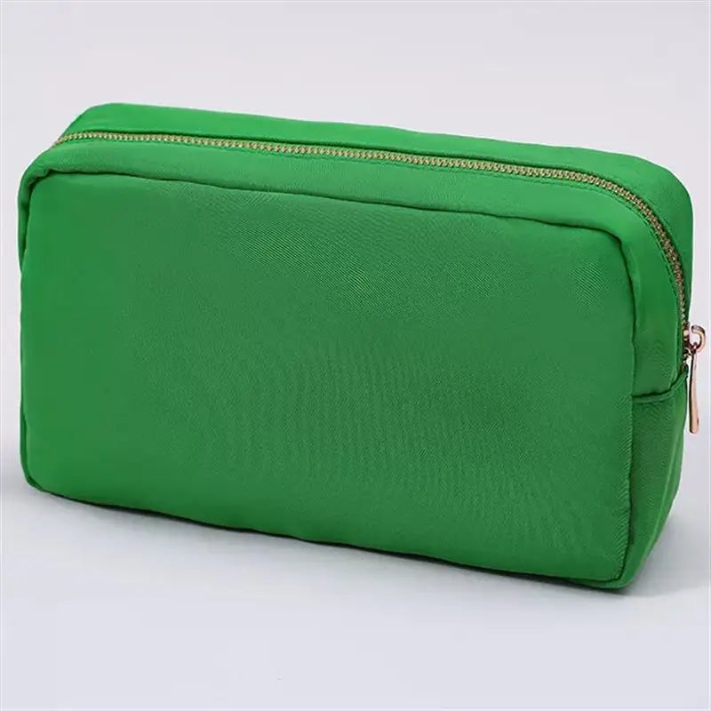 S /M/L/XL 17 Color Nylon Pouch Makeup Cosmetic Bag Zipper Toiletries Organizer Bag For Women Girls Travel Gift Makeup Pouch