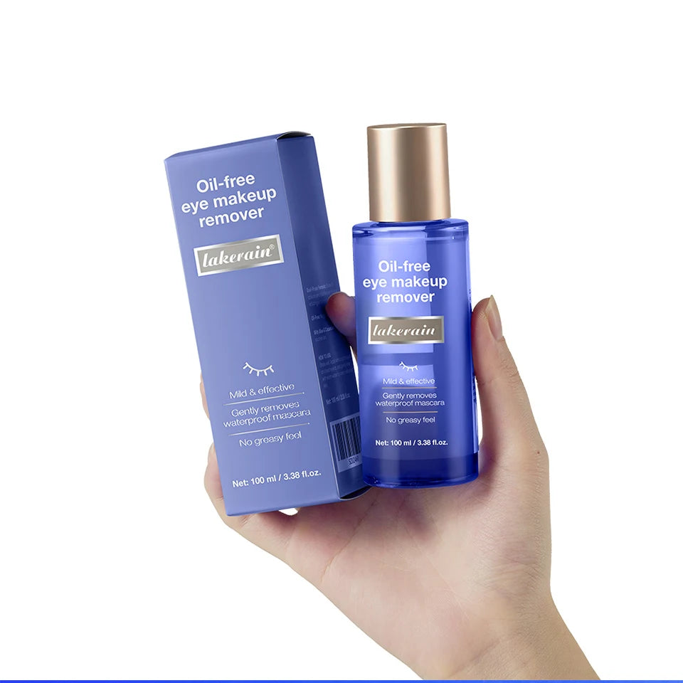 Lakerain Oil-free Eye Makeup Remover Non-irritating, Effectively and Gently Removing Eye Makeup