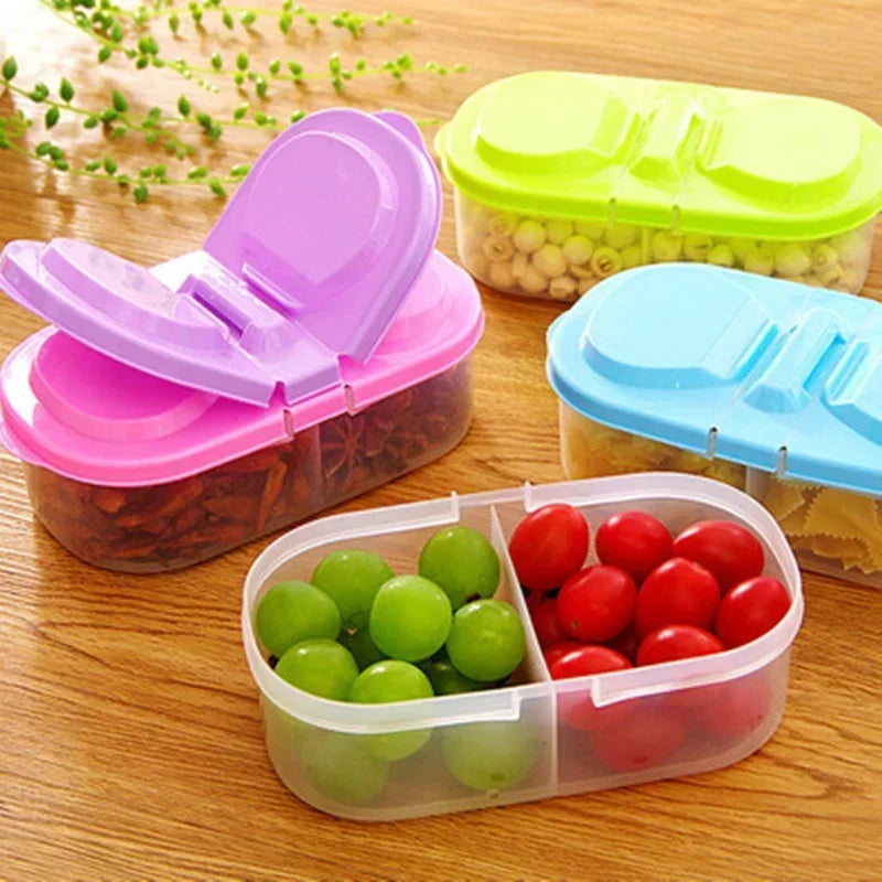 High Quality Food Container Portable Lunch Box Capacity Camping Picnic Food Fruit Container Storage Box for Kids Dinnerware