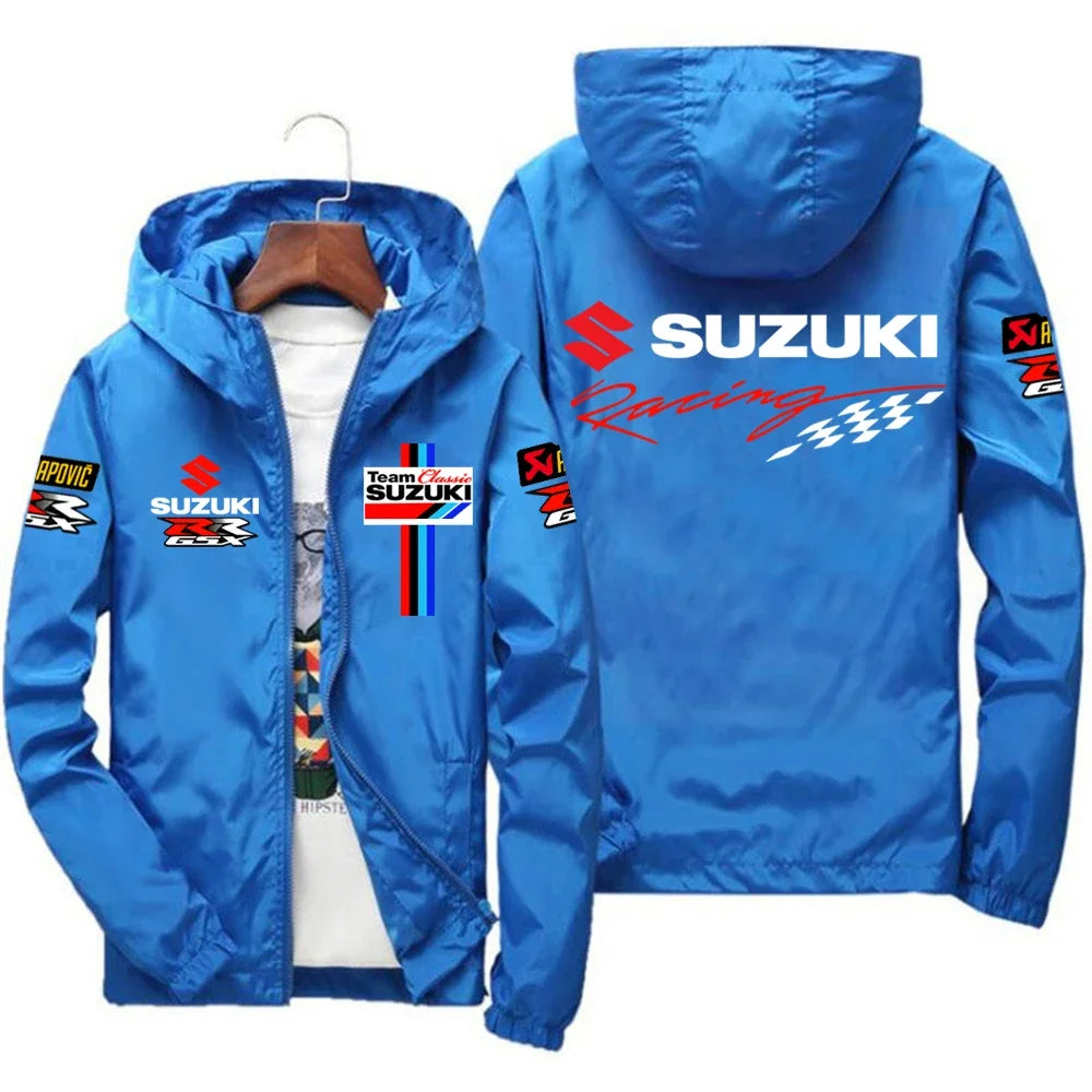 2026 Suzuki Motorcycle New Spring and Autumn Jacket Men's Windproof Jacket Casual Fashion Sports Outdoor Cycling Jacket