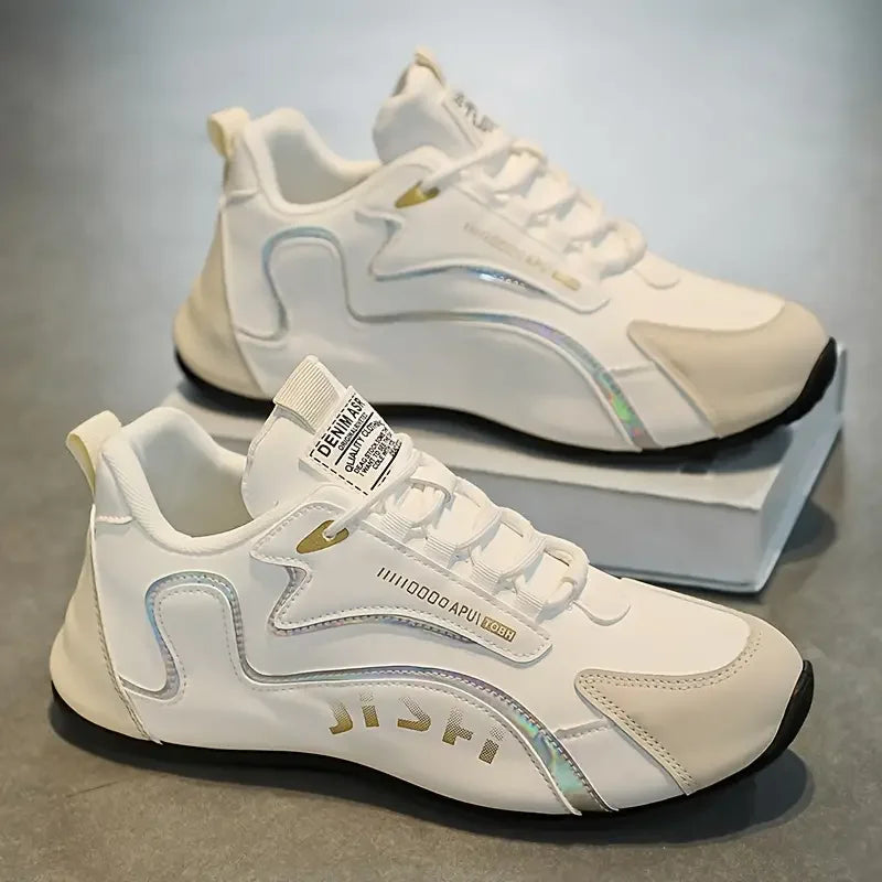 Men's Low Cut Fashion Casual Sports Sneakers Wear Resistant Non-slip Outsole Comfort Breathable Daily Jogging Street Walking