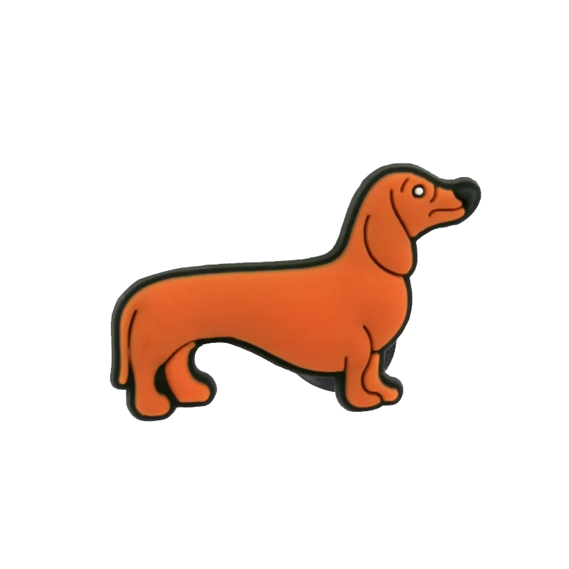 1pcs PVC Dog Shoe Charms Corgi Bulldog Puppy Husky Shoe Decoration Pins for Women Men Kids Sandal Accessories Buckle Ornament