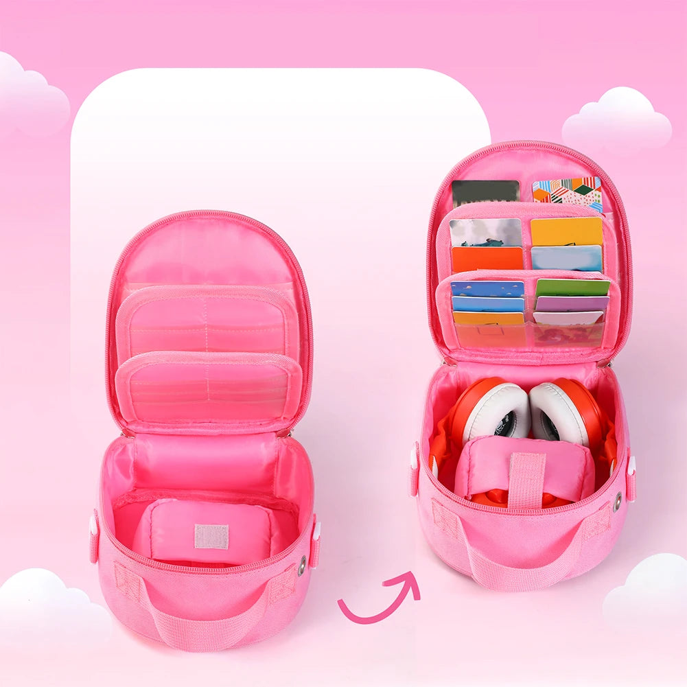 Carrying Case for Yoto Mini (2024 Edition) Travel Storage Bag Card Holder Hold Up To 30 Cards Protective Case for Audio Player