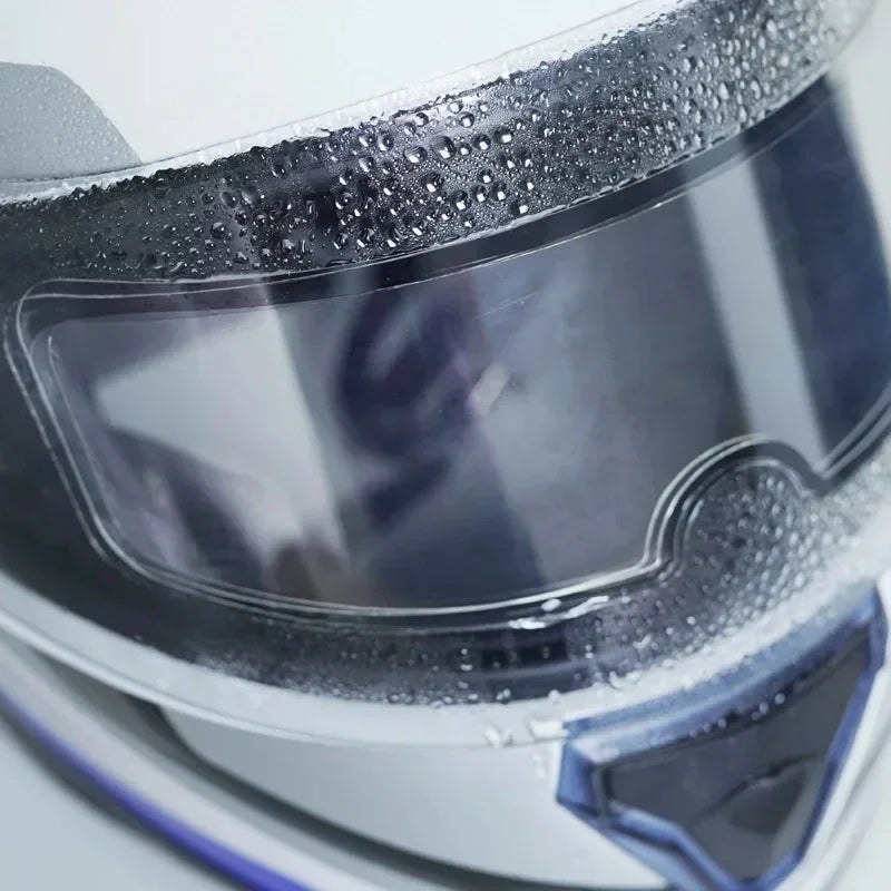 Motorcycle Helmet Anti-rain and Anti-fog Films Safety Driving Durable Nano Coating Clear Sticker Film Motorbike Accessories
