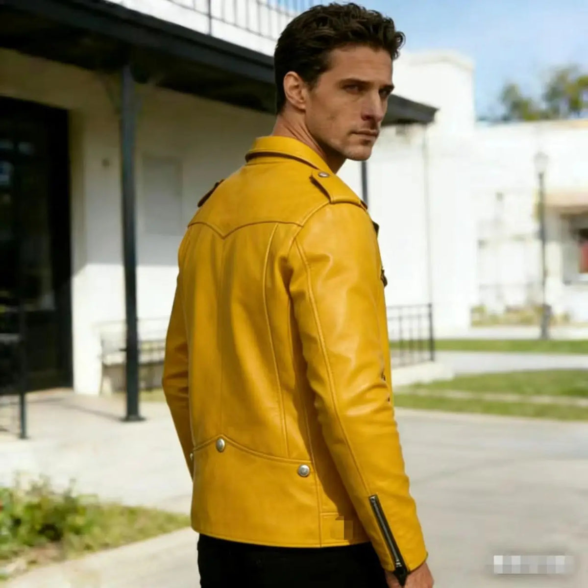 New Fashion Autumn Winter Men Solid Color Long Sleeve Zipper Slim Simple Trendy Faux Leather Coats Male Streetwear Top Clothes