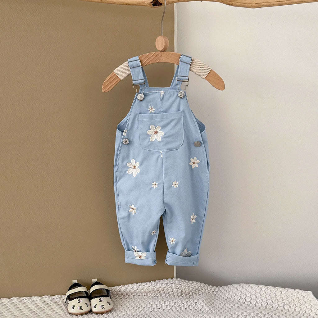 Newborn Baby Rompers Fashion Embroidery Sleeveless Knitting Infant Kids Boys Girls Strap Jumpsuits Clothes Summer Toddler Wear