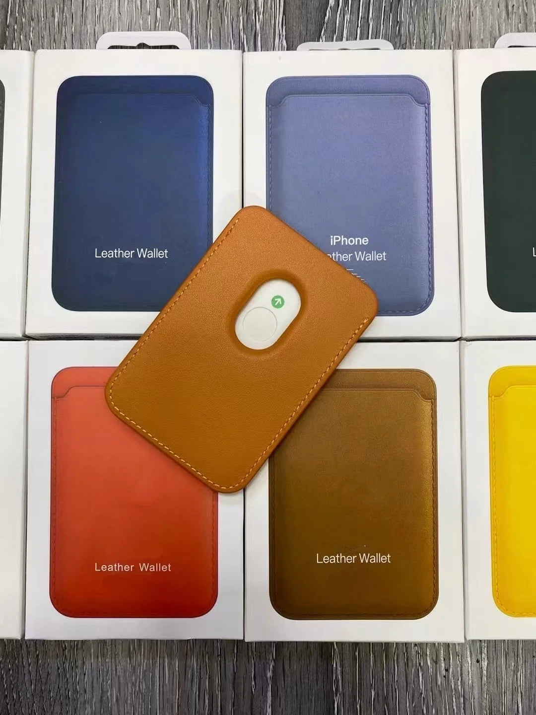 Women Man Leather Soft Card Wallet Phone Card Holder for MagSafe Magnetic Case Suitable for All iPhone Cases Card Phone Back Bag