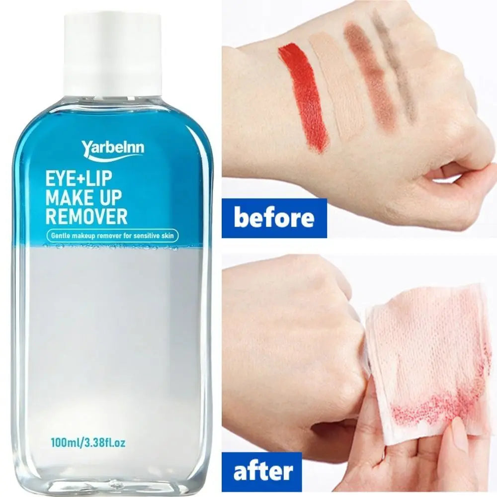 Non-Irritating Eye and Lip Makeup Remover Deeply Cleanses Quickly Gently Makeup Removal Oil Soothing Skin Cleansing Oil