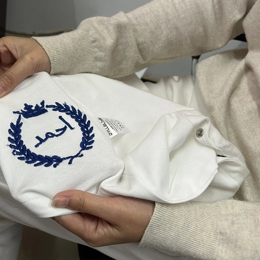 Embroidery Work payment Customized Link Newborn Baby Boy Outfits Set Kids Clothing Real Cotton Receiving Blanket