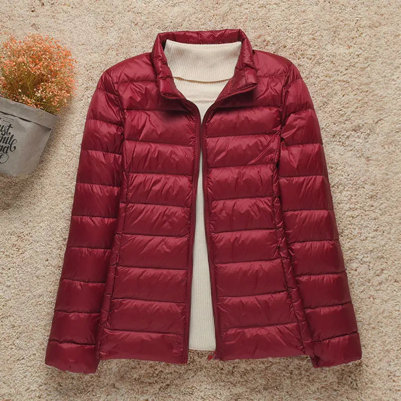 Down Jacket Women Coat Autumn Winter 2022 Spring Jackets for Warm Quilted Parka Ladies and Light 2021 Female Ultralight Hooded