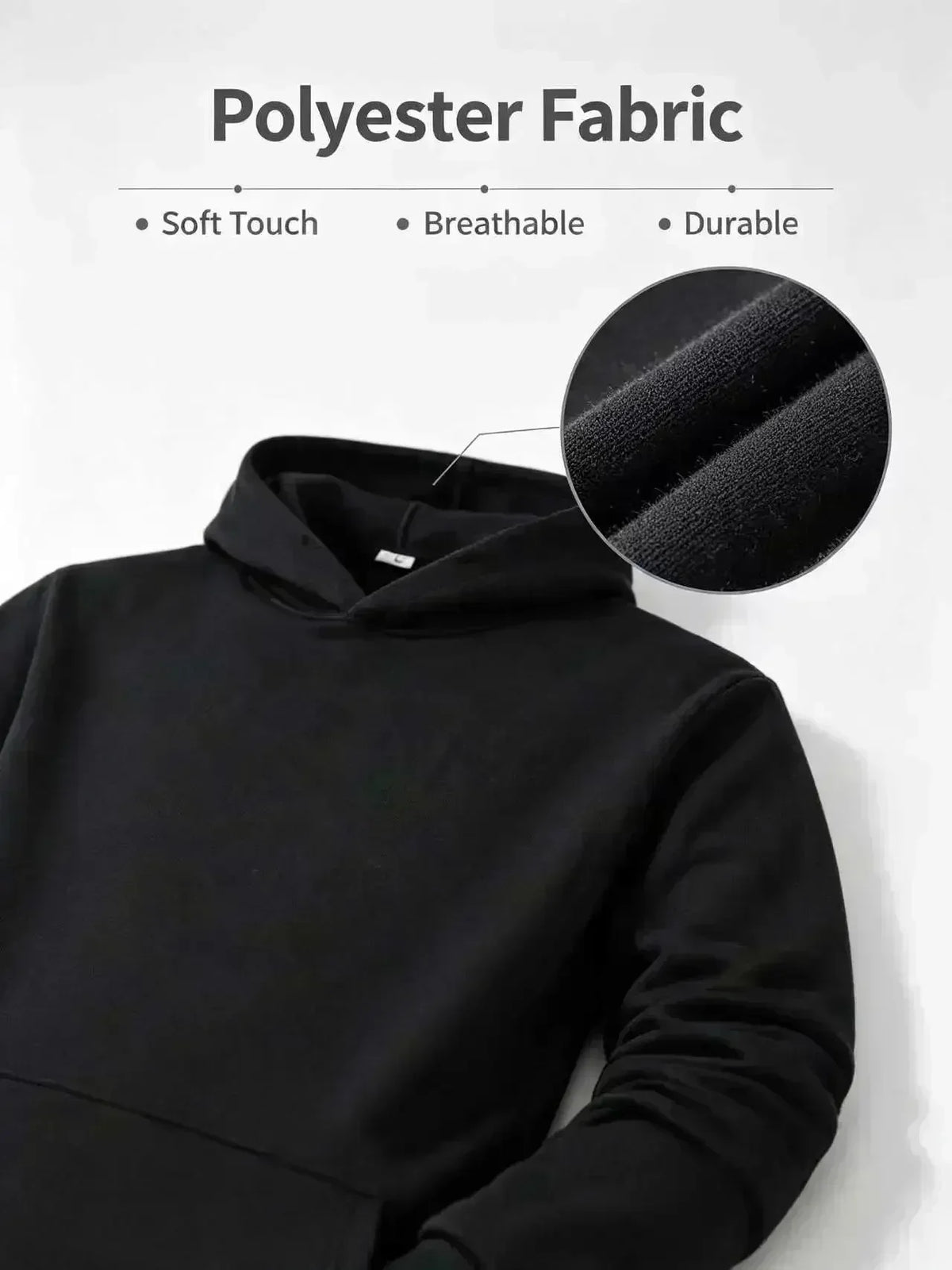 Men's Hoodies Sets 2 Pieces Pullover Autumn Winter Sports Casual Fashion Warm Clothing Drawstring Jogger Pants Male Street Suits