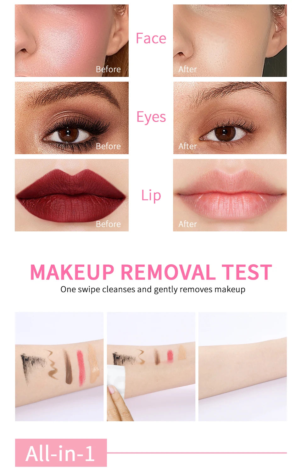 Micellar Cleansing Makeup Remover Mild Formula without Leaving Any Residue Micellar Technology Absorbs Impurities Extra Hydrating Efficient Makeup Remover