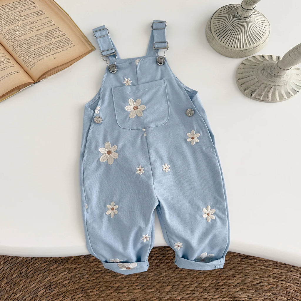 Newborn Baby Rompers Fashion Embroidery Sleeveless Knitting Infant Kids Boys Girls Strap Jumpsuits Clothes Summer Toddler Wear