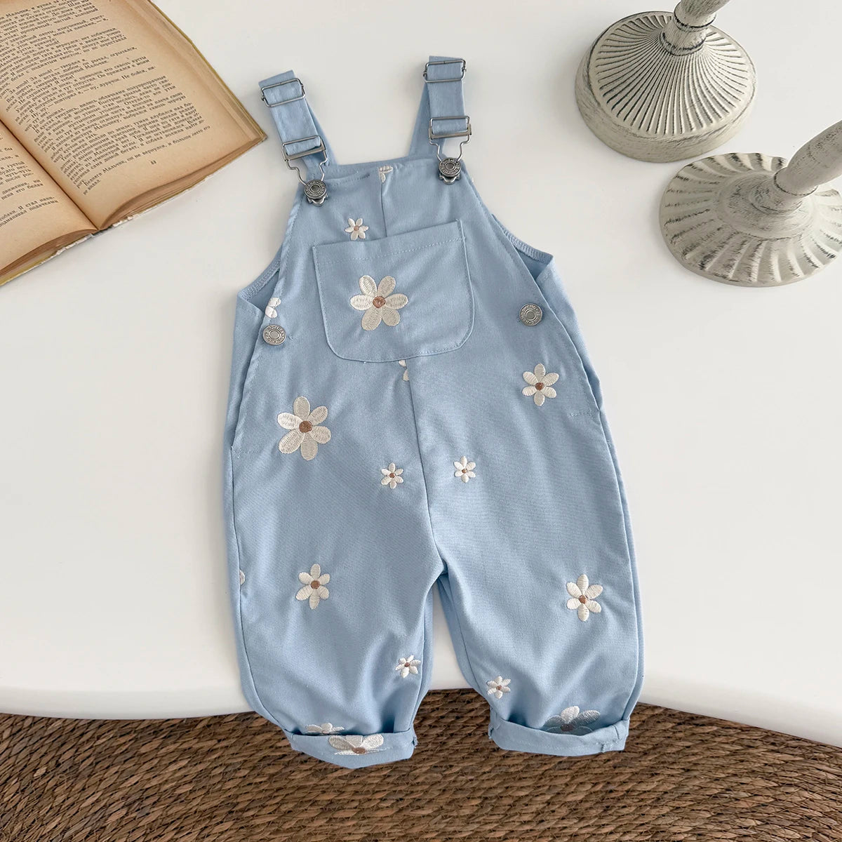 Newborn Baby Rompers Fashion Embroidery Sleeveless Knitting Infant Kids Boys Girls Strap Jumpsuits Clothes Summer Toddler Wear