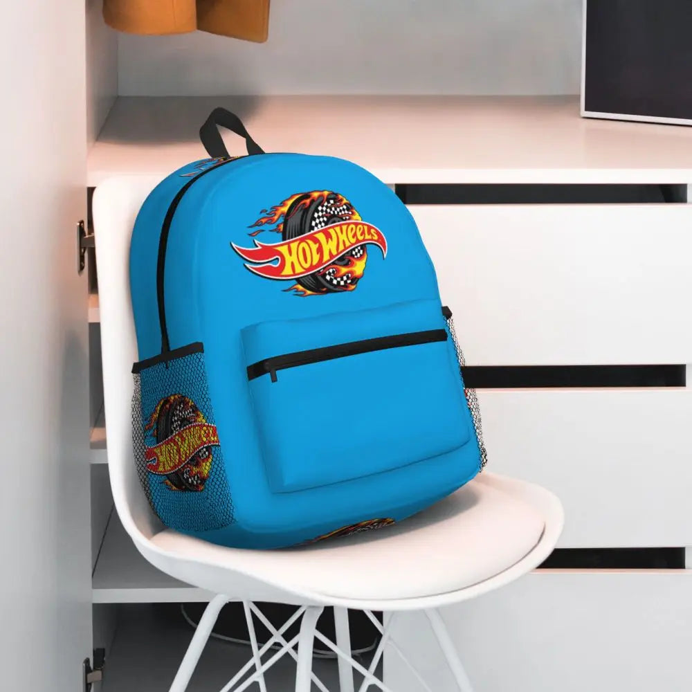 Hot Wheels Race Student Backpack School Bag Hiking Travel Daypack for Men Women Bookbag Shoulder Bags
