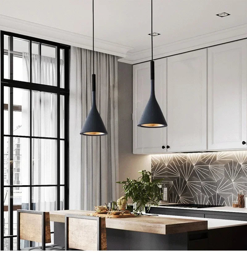 Modern Nordic Pendant Lights Simple Lamps Multicolor Fixtures Bedroom Table Dining Room Hanging Lamp Lampshade Home Chandeliers