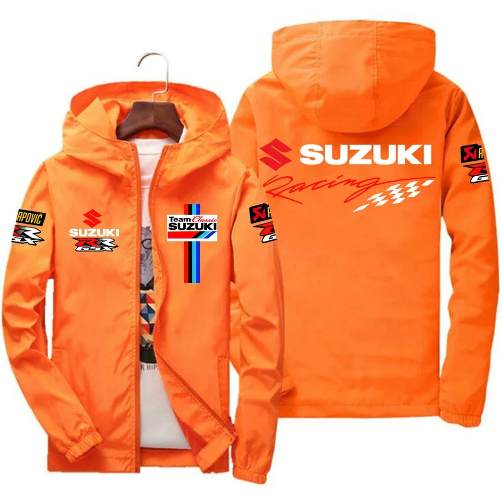 2026 Suzuki Motorcycle New Spring and Autumn Jacket Men's Windproof Jacket Casual Fashion Sports Outdoor Cycling Jacket