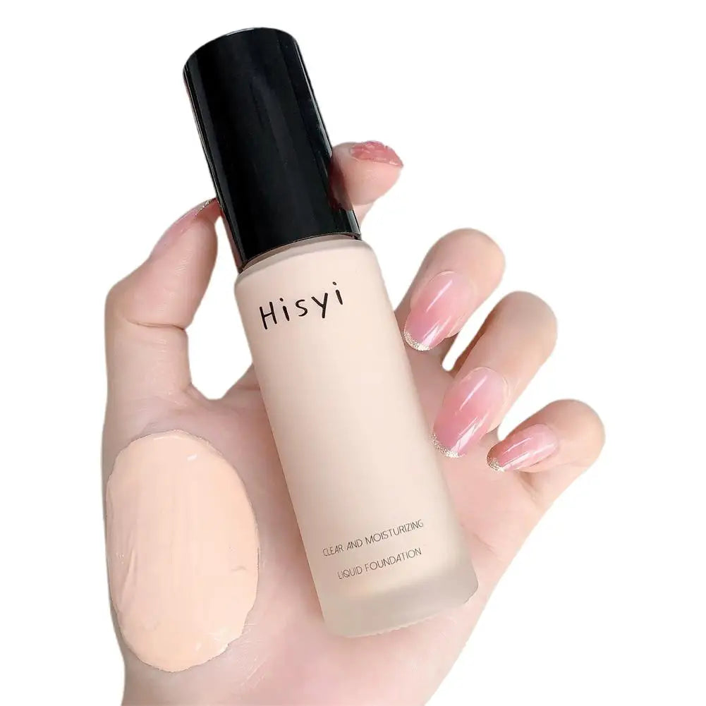 Full Coverage Liquid Foundation Natural Plain Face Cream Waterproof Concealer Base for Blemishes Liquid Foundation