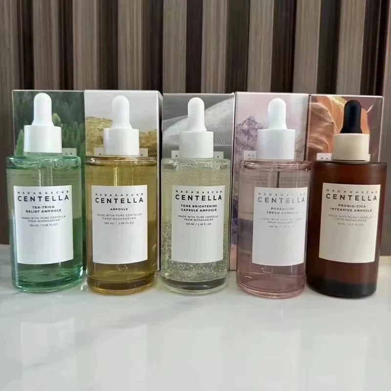 Hot SKIN1004 Madagascar Centella Hyalu-Cica Watery Serum 100ml Lightweight Non-greasy Pore Care Deep Moisture Skincare Skin Type