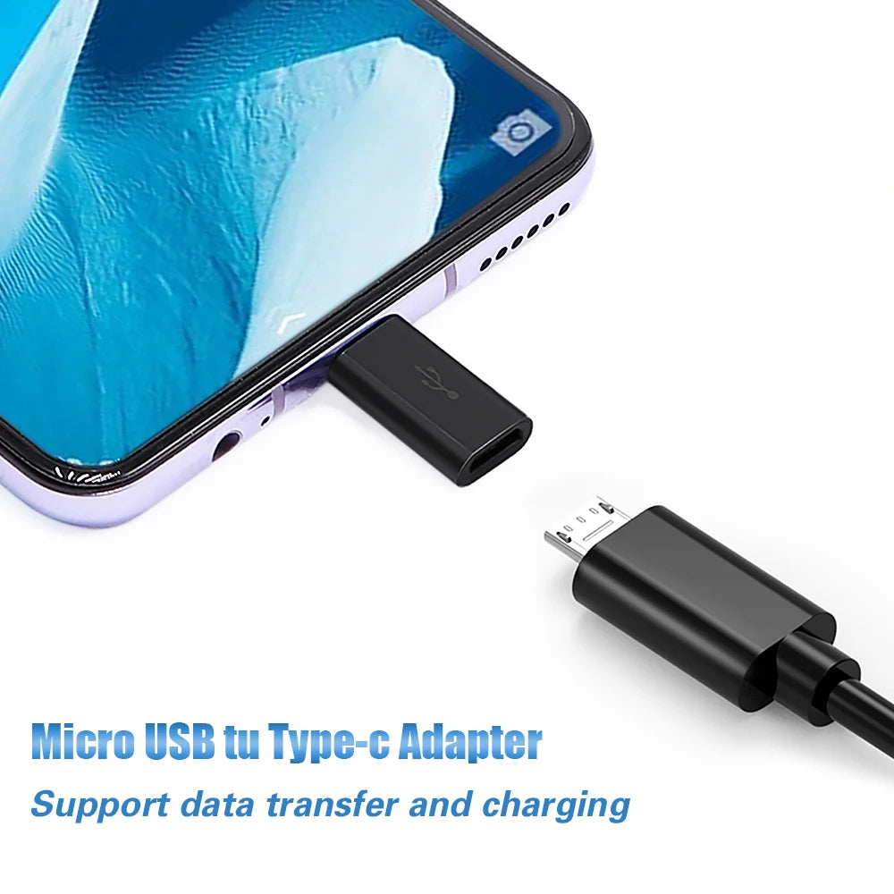 1/5/10Pcs Micro USB Female To Type C Male Adapter Converter for Android Smart Phone Tablet USB Type C To Micro USB Connector