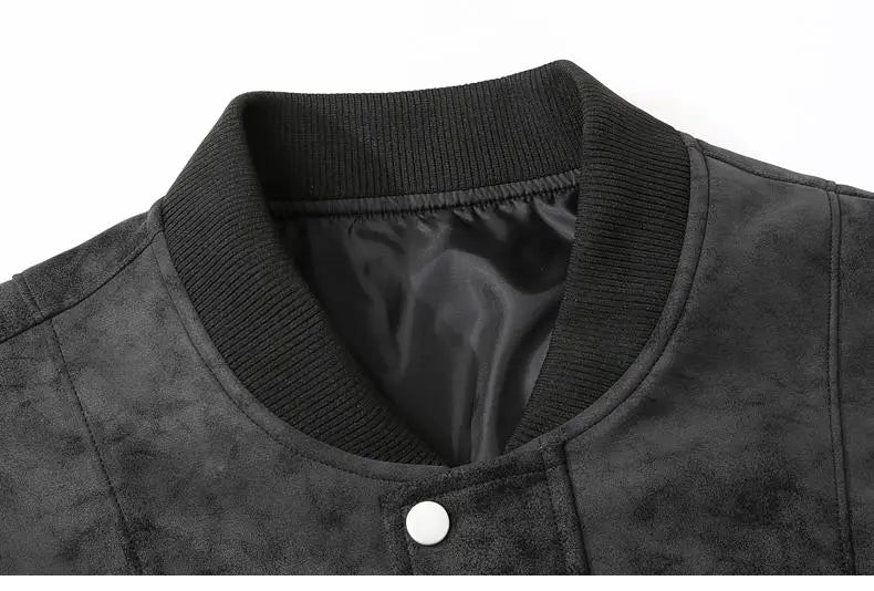 Leather Jacket Men Suede Coats Winter Windbreaker Oversized 6XL 7XL 8XL Plus Size Street Moto Autumn Brand Waterproof Softshell