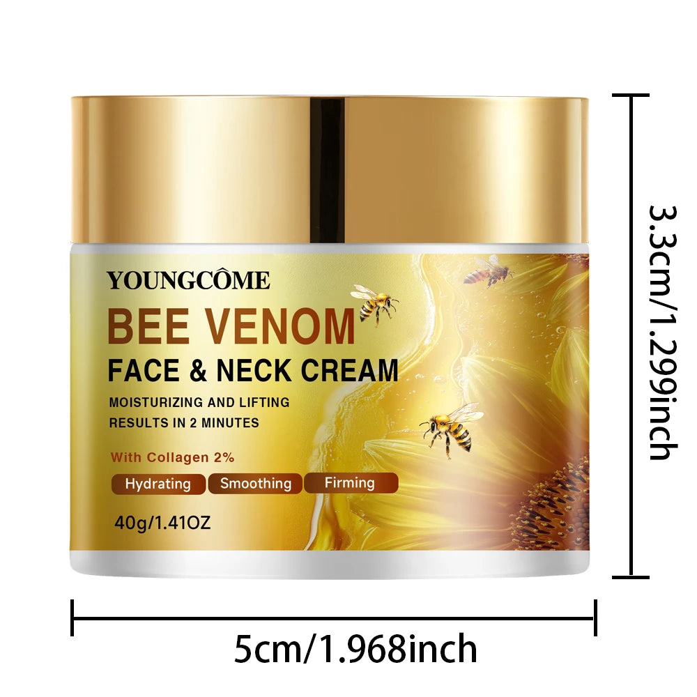Bee Venom Face Cream Firming Lifting Soothing Lighten Redness Repair Damaged Skin Strengthen Barrier Brighten Nourish Face Cream