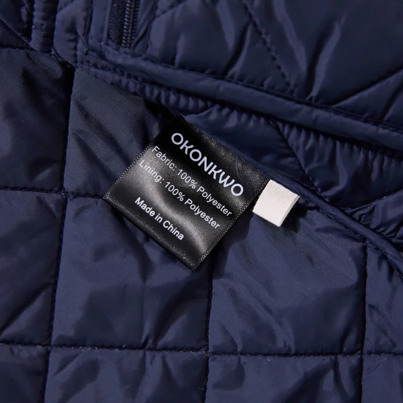 New corduroy thick plus cotton quilted vest for men for autumn and winter