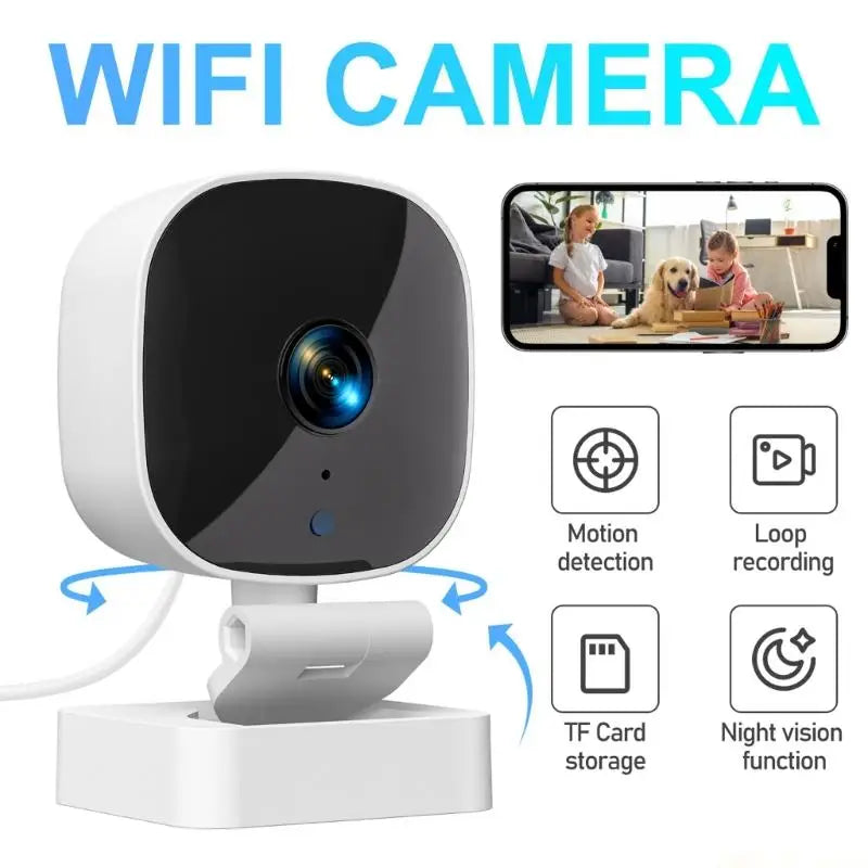M5TD Succeedto Crystal 2k Security Camera,Wireless Monitor Cameras for Home Security Indoor,Home Observation Cameras,Color Night