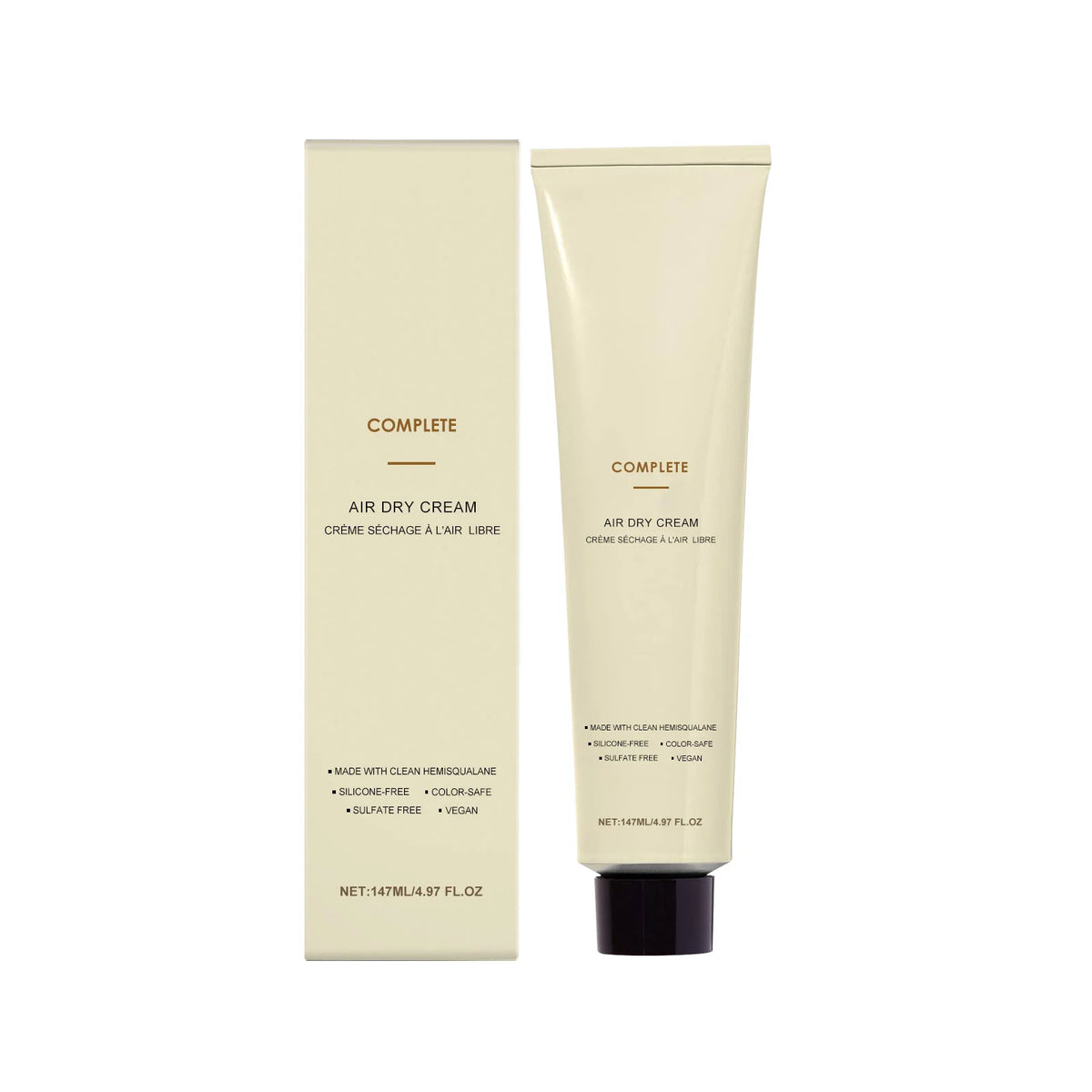 Air Dry Cream Non Greasy Anti-Frizz Oil Control Reduce Hair Tangles Hair Smoothing Increase Elasticity Curly Hair Styling Cream
