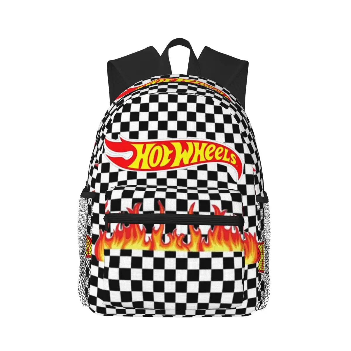 Hot Wheels Race Student Backpack School Bag Hiking Travel Daypack for Men Women Bookbag Shoulder Bags