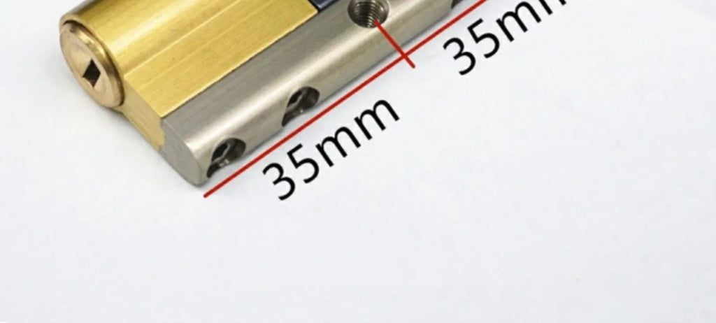 Super D-grade 8-track Single Opening with Knob Anti-theft Cylinder,Universal Lock Core for Iron and Wooden Doors,8 Keys Cilindro