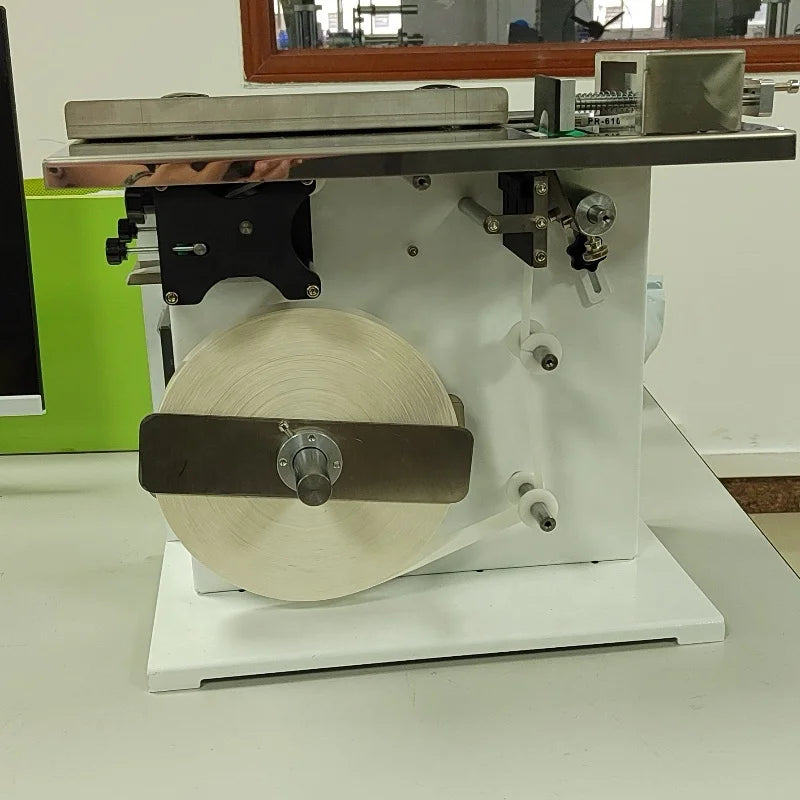 Factory Semi Automatic Right Angel Labeling Machine Manual Self Adhesive Corner Labeling Machine