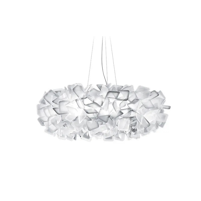 Nordic flower Petal Ceiling Chandelier Mama Non Mama Suspension lamp for Living Room Bedroom Restaurant art colorful cloud lamp