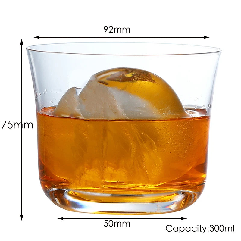 Fashion Whiskey Glasses, Scotch Whisky, Bourbon, Cocktails, RUM, Durable Whiskey Glasses