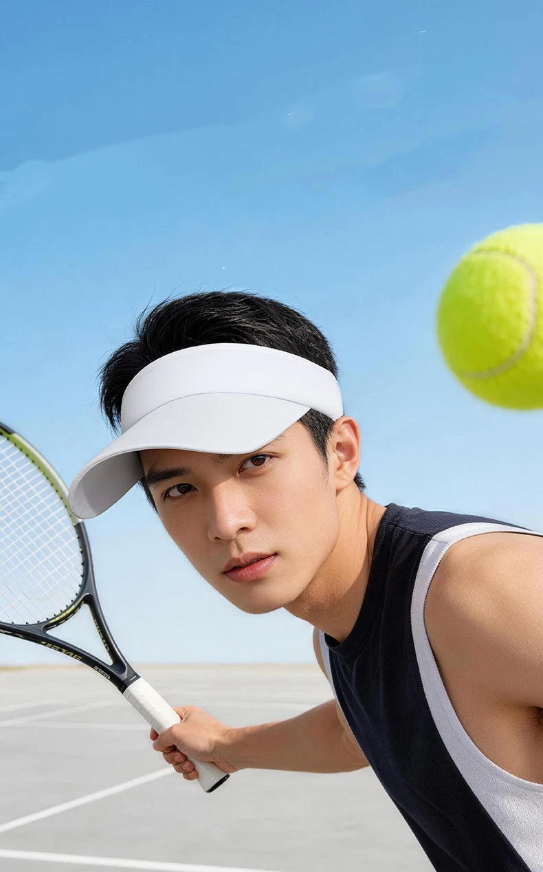 Running cap for men and women, outdoor sports in summer, large brim sunshade, sunscreen, duckbill cap