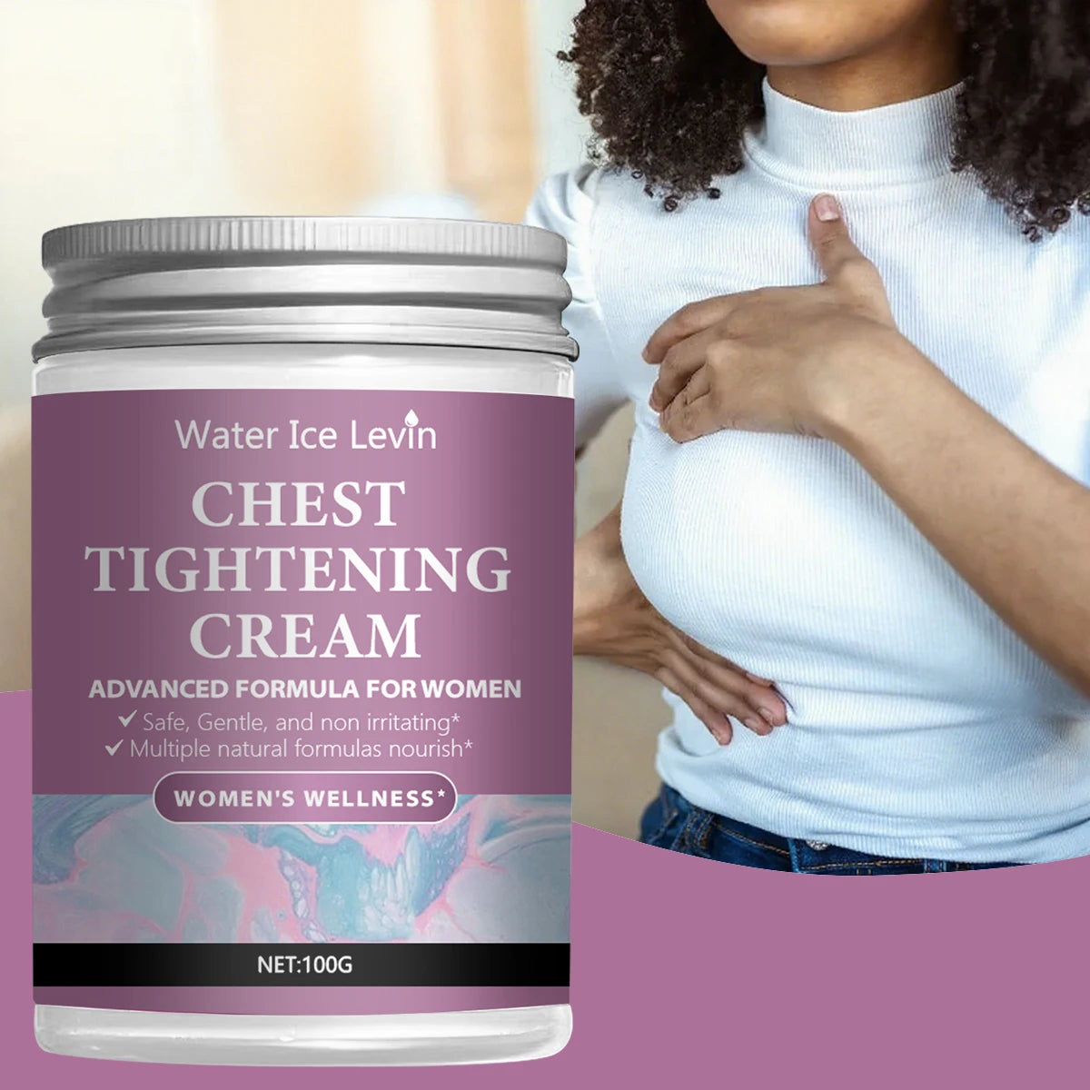 Chest Firming Cream - Lightweight Texture - Deep Hydration - Smooth & Plump Skin