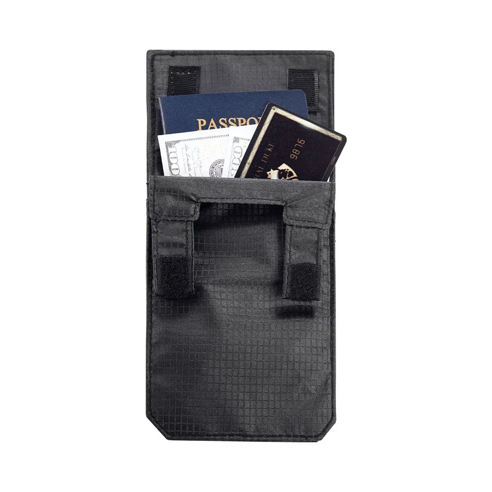 NEW Conceal Anti-Theft Money Belt Bag RFID Blocking Travel Pouch for Women & Men Small Wallet for Credit Card ID Cash Passport