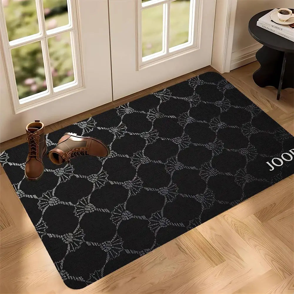Fashion Brand J-Joop Entrance Door Mat Nordic Style Bedroom Living Room Doormat Home Balcony Anti-Slip Modern Home Decor
