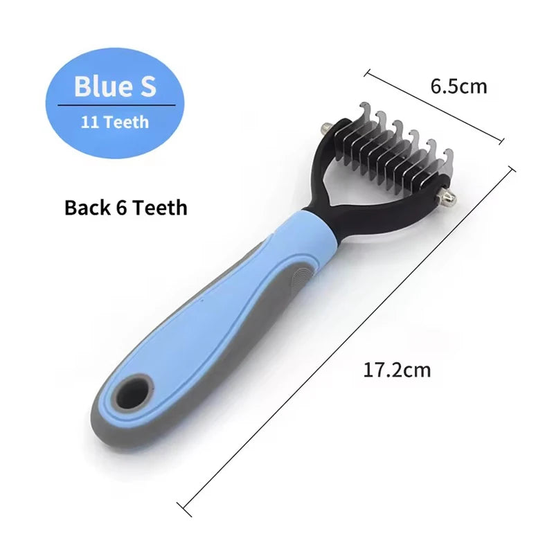 Pet Knot Comb Pet Deshedding Brush Dog Cat Grooming Tool Hair Fur Remover Undercoat Knot Cutter Comb for Puppy Shedding Supplies