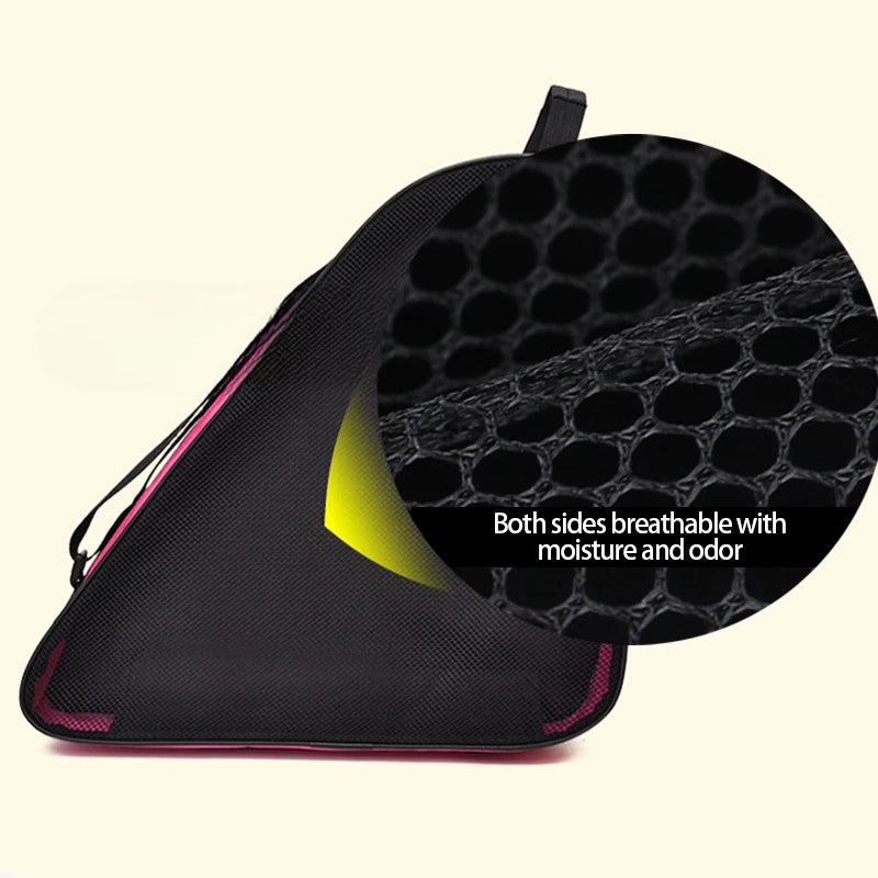 Portable Roller Skates Bag Ice Skating Shoes Cover Large Capacity Breathable Kids Inline Skates Storage Bag Skating Shoes Bags