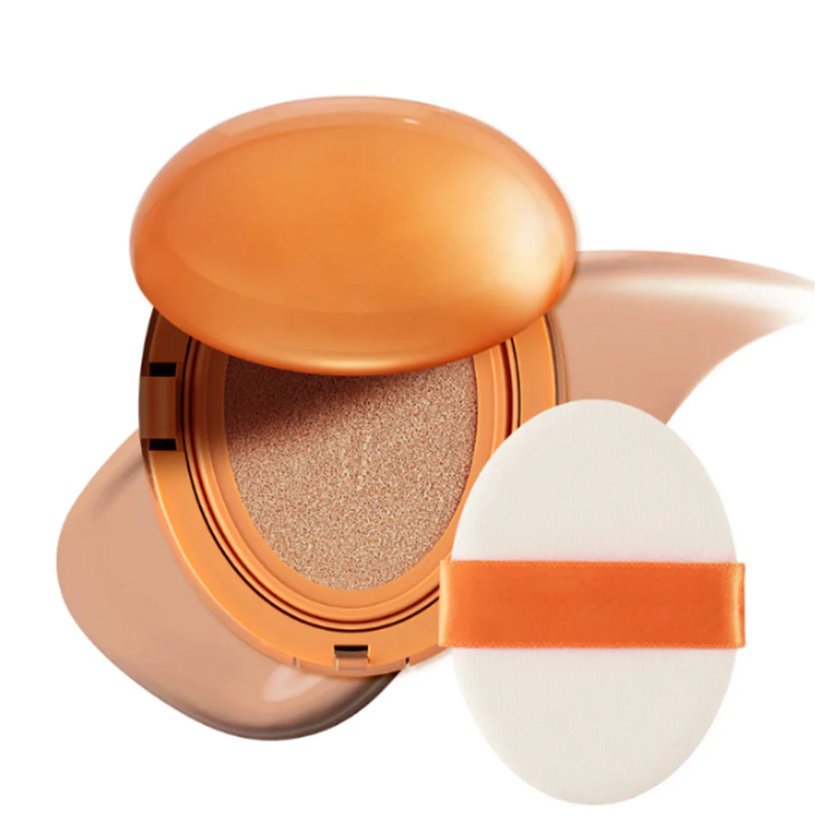 Matte Air Cushion Foundation Full Coverage - Waterproof Poreless Smooth Base Cream Long-lasting Cosmetics
