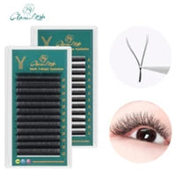 GAHAMACA Eyelash Extension 0.07mm C/D/L/LU Curl Lash 3dW-Shape Eyelashes Extension Natural Soft Premade False Lashes ﻿Wholesaled