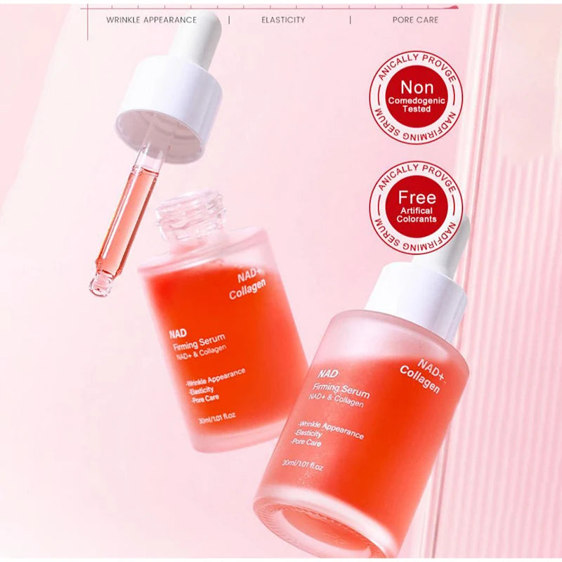 Pdrn Pink Peptide Serum Nad+ Collagen Firming Facial Essence Niacinamide Hydrating Serum Improve Elasticity Nourishing Face Care