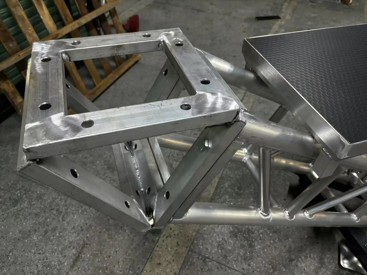 DJ truss counter bar counter aluminum square and triangle pattern stage display