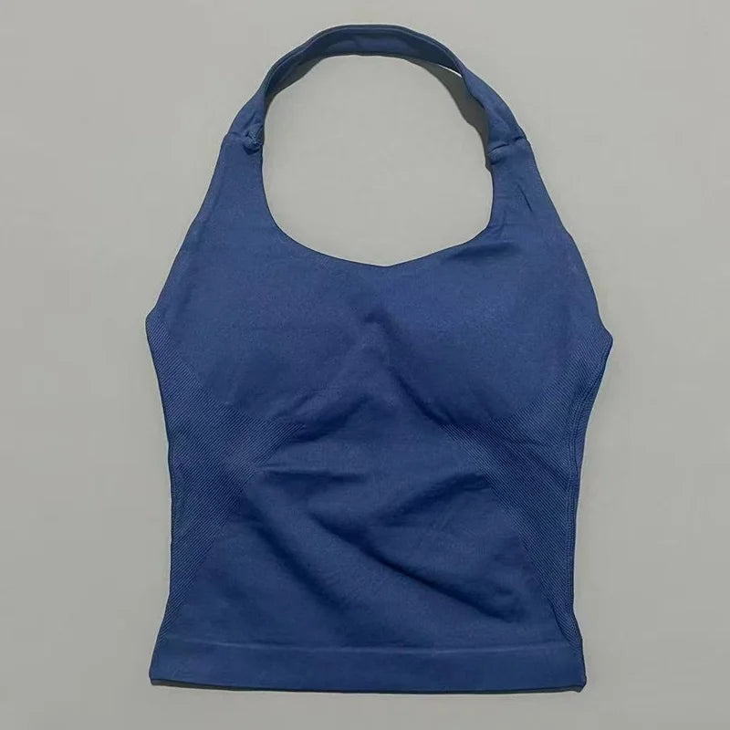 Women's Halter-Neck Sports Tank Top