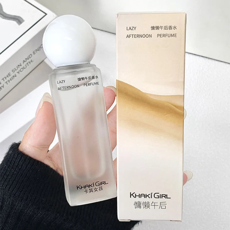 Lazy Afternoon Perfume Clean Soap Scent White Musk Fragrance Long Lasting Light Scent Women Daily Portable Spray