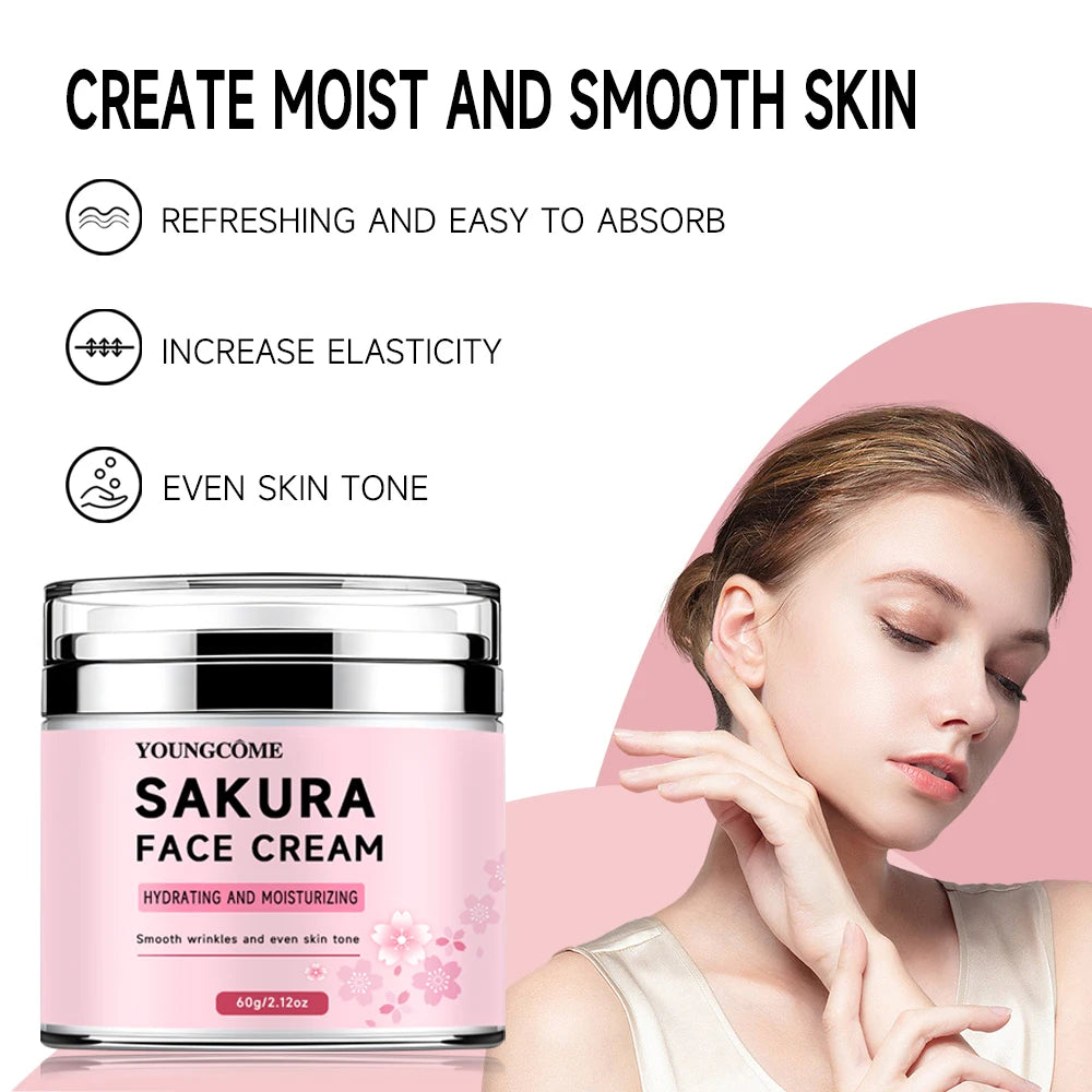 YOUNGCOME Facial Care Moisturizing Face Cream Repairs Dry Skin Moisturizing Repair Anti-aging Whitening Essence Facial Skin Care